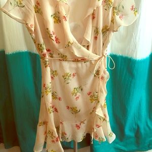 Lush summer wrap dress